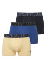 3'lü Sarı Lacivert Erkek Boxer, Sarı Lacivert Saks Erkek Boxer, %95 pamuk, %5 elasta