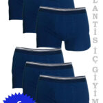 ERKEK 6'LI BOXER %95 PAMUK