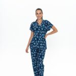 Kadın Lacivert Pijama Takım - 20084